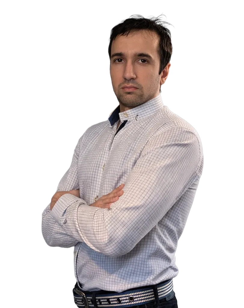 photo of majds upper body posing in business shirt